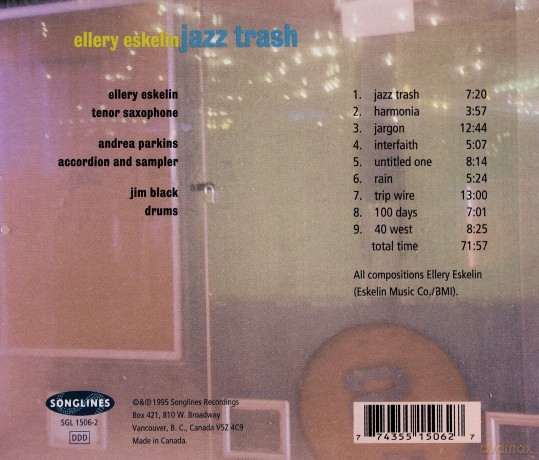 Eskelin, Ellery (A. Parkins, J. Black): Jazz Trash [CD]