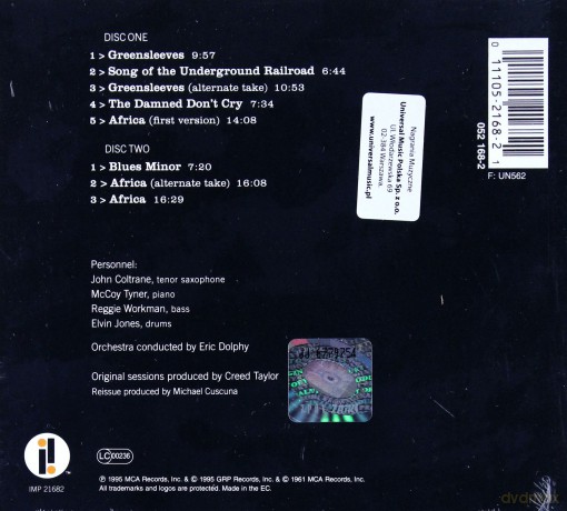 John Coltrane: The Complete Africa/Brass Sessions [2CD]