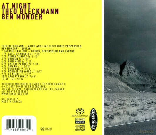 Bleckmann, Theo and Monder, Ben: At Night [SACD]