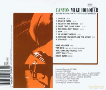 Mike Holober (T. Ries, W. Muthspiel, S. Colley, B. Blade): Canyon [CD]