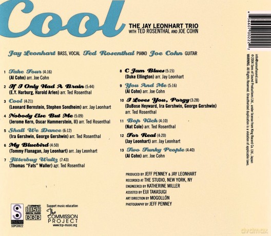 Jay Trio Leonhart (T. Rosenthal, J. Cohn): Cool [CD]