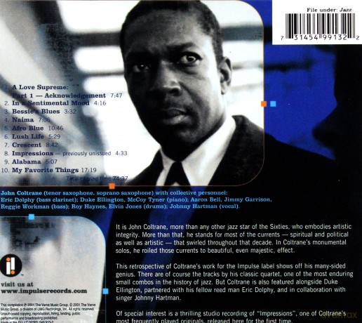 John Coltrane: The Very Best Of John Coltrane (digipack) [CD]