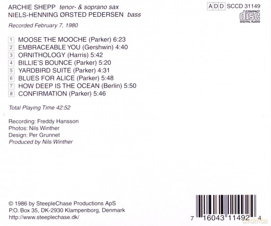 Shepp, Archie & NHOP: Looking at Bird [CD]