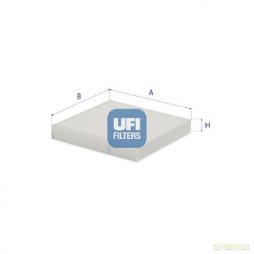 UFI 53.160.00 Filtr, wentylacja przestrzeni pasażerskiej Honda
