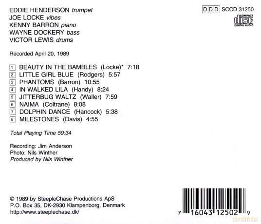 Eddie Quintet Henderson (J. Locke, K. Barron, W. Dockery, V. Lewis): Phantoms [CD]