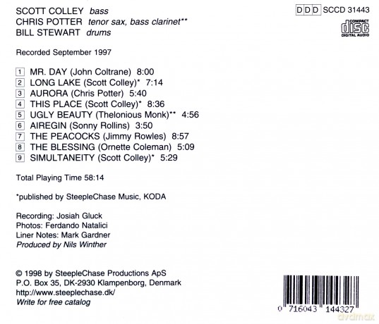 Colley, Scott (C. Potter, B. Stewart): This Place [CD]