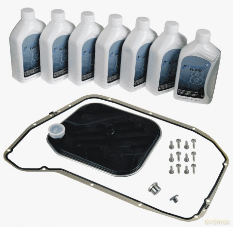 Zestaw części, wymiana oleju w automatycznej skrzyni biegów ZF 1087.298.369 Audi Skoda VW Seat