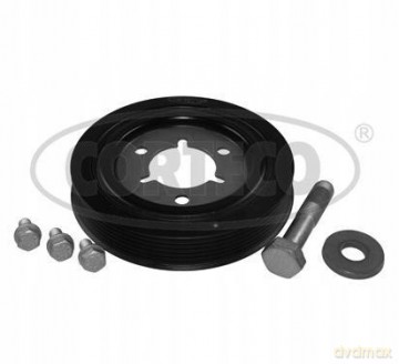 Zestaw koła pasowego, wał korbowy Corteco 80004883 Peugeot Fiat Citroen