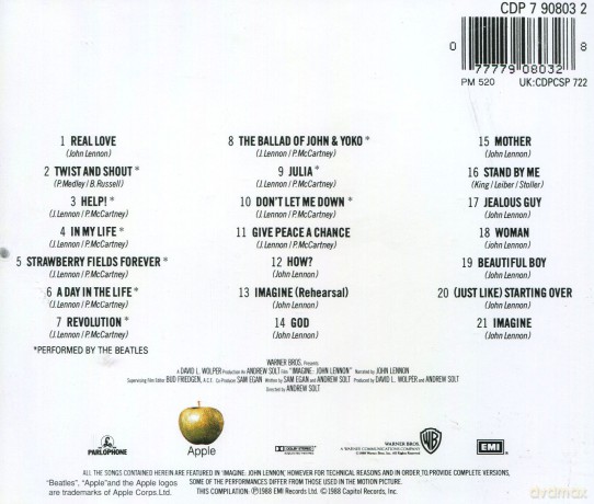 John Lennon: Imagine - The Movie [CD]