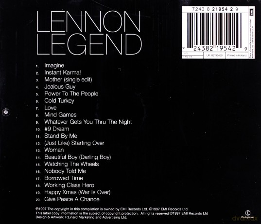 John Lennon: Legend [CD]