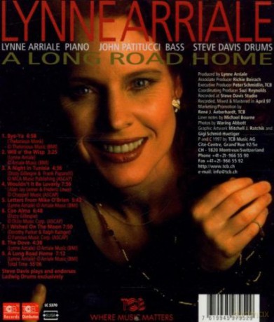 Arriale, Lynne Trio (J. Patitucci, S. Davis): A Long Road Home [CD]