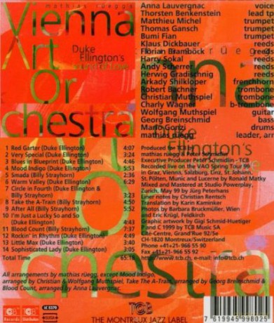 Vienna Art Orchestra: Duke Ellington's Sound of Love [CD]