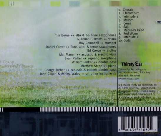 Spring Heel Jack with The Blue Series Continuum (M. Shipp, W. Parker, T. Berne, E. Parker, R. Campbell, M. Maneri, G.E. Brown and more): Masses [CD]