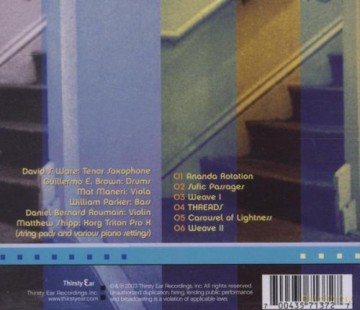 David S. String Ensemble Ware (G.E. Brown, M. Maneri, W. Parker, D.B. Roumain, M. Shipp): Threads [CD]