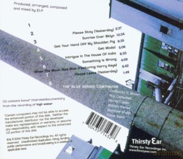 El-P with The Blue Series Continuum (G.E. Brown, R. Campbell, D. Carter, W. Parker, M. Shipp, S. Swell): High Water [CD]