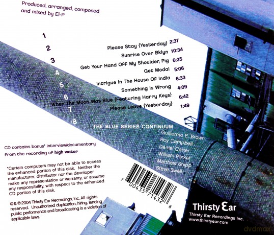 El-P with The Blue Series Continuum (G.E. Brown, R. Campbell, D. Carter, W. Parker, M. Shipp, S. Swell): High Water [CD]
