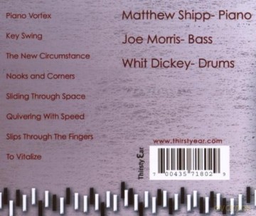 Shipp, Matthew Trio (J. Morris, W. Dickey): Piano Vortex [CD]