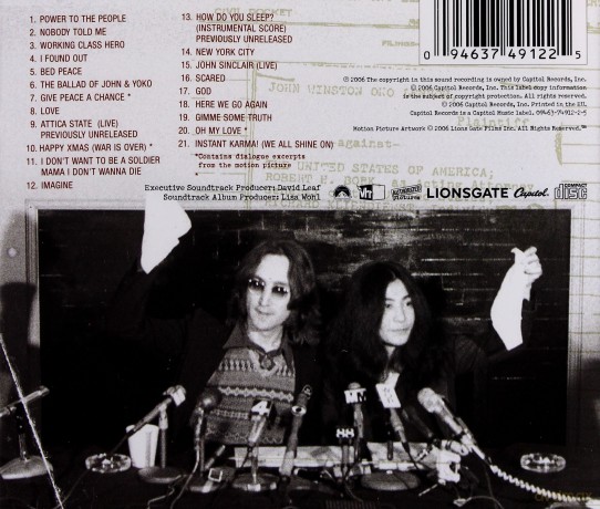 US vs. John Lennon soundtrack (John Lennon) [CD]