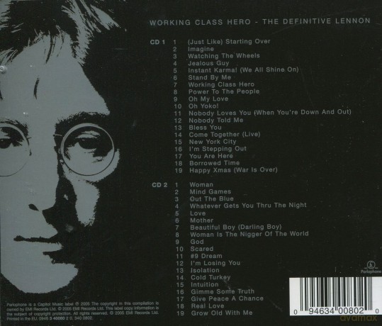 John Lennon: Working Class Hero The Definitive Lennon [2CD]