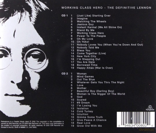 John Lennon: Working Class Hero The Definitive Lennon [2CD]