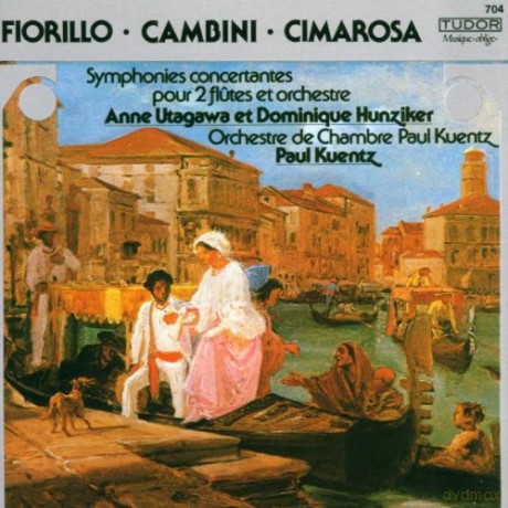 Fiorillo, Cambini, Cimarosa: Symphonies concertantes pour 2 flutes et orchestre: Anne Utagawa et Dominique Hunziker [CD]