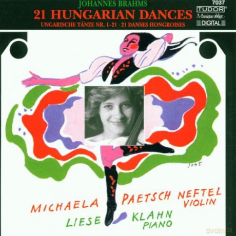 Brahms, Johannes: 21 Hungarian Dances: Michaela Paetsch Neftel - viol, Liese Klahn - p [CD]