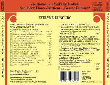 Schubert, Franz: Diabelli-Variationen: Evelyne Dubourg - piano [CD]