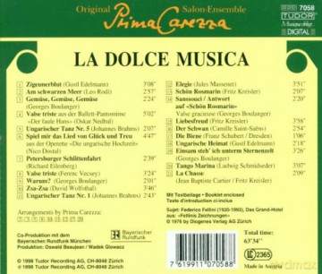 Prima Carezza: Original Salon Ensemble: La Dolce Musica [CD]