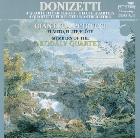 Donizetti, Gaetano: 4 Flute Quartets: Gian-Luca Petrucci - fl, Members of The Kodaly Quartet [CD]