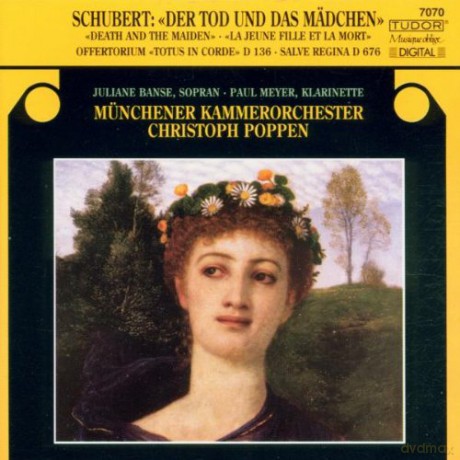 Schubert, Franz: Der Tod und Das Mädchen, Salve Regina A-dur Op. 153, Offertorium Totus in Corde S-dur: Münchener Kammerorchester, Christoph Poppen [CD]