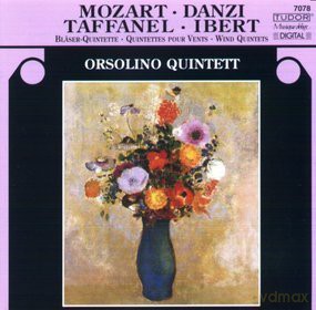 Mozart, Danzi, Taffanel, Ibert: Wind Quintets: Orsolino Quintet [CD]