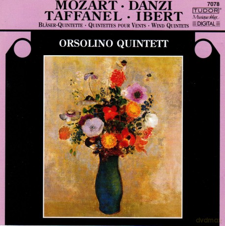 Mozart, Danzi, Taffanel, Ibert: Wind Quintets: Orsolino Quintet [CD]