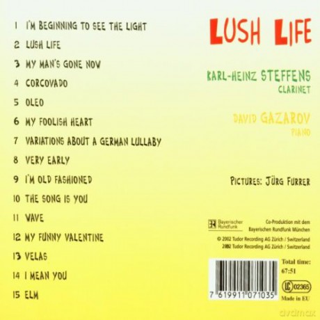 Karl-Heinz Steffens - clarinet, David Gazarov - piano: Lush Life [CD]