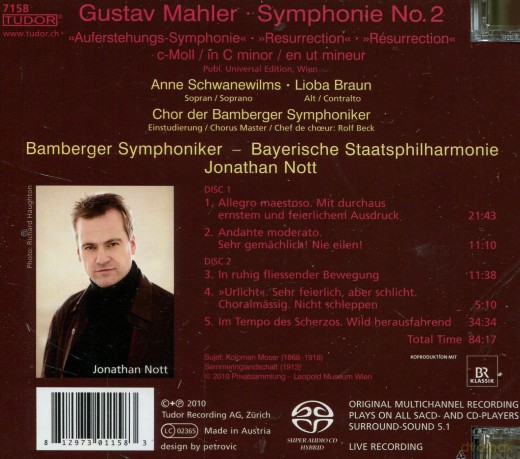 Mahler, Gustav: Symphonie No. 2: Bamberger Symphoniker, J. Nott [2SACD]