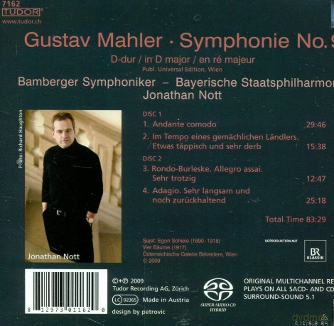 Mahler, Gustav: Symphonie No. 9: Bamberger Symphoniker, J. Nott [2SACD]