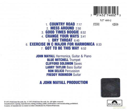 John Mayall: Jazz Blues Fusion [CD]