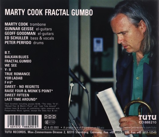 Cook, Marty (G. Geisse, G. Goodman, E. Schuller, P. Perfido): Fractal Gumbo [CD]