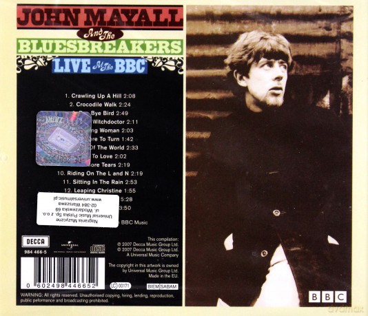 John Mayall: Live At Bbc [CD]