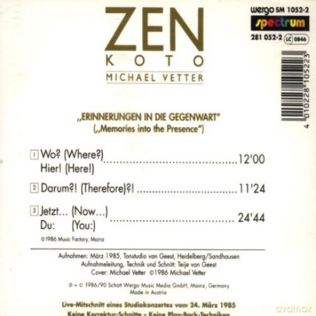Michael Vetter: Zen - Koto [CD]