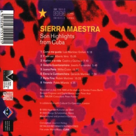 Sierra Maestra: Son Highlights from Cuba [CD]