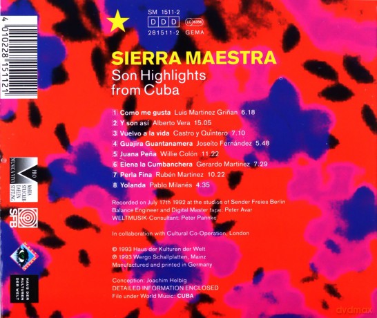 Sierra Maestra: Son Highlights from Cuba [CD]