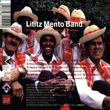 Lititz Mento Band: Dance Music and Working Songs from Jamaica [CD]
