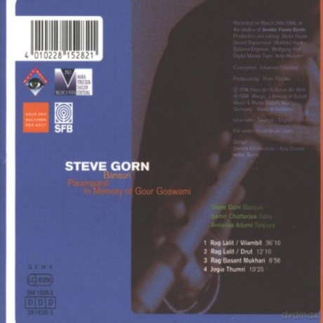 Steve Gorn (S. Chatterjee, A. Adami): Parampara! In Memory of Gour Goswami [CD]
