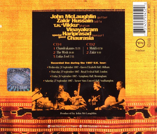 John Mclaughlin: Remember Shakti [2CD]