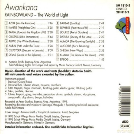 Awankana: Rainbowland [CD]