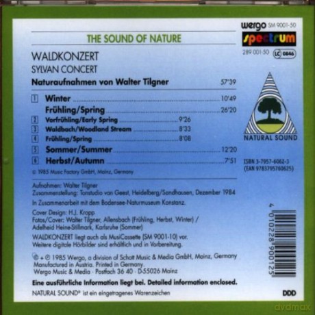 Music from Nature: Waldkonzert: Sylvan Concert [CD]