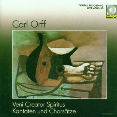 Hildegard Fendt - soprano, Alison Browner - alto, Hans Werner Bunz - tenor, Klaus Schredt - baritone, Michael Winter - bass, Carl Orff Chor, Arthur Gross - cond: Veni Creator Spiritus, Kantaten und Chorsätze [CD]