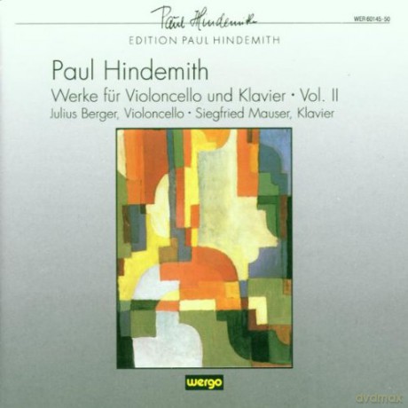 Julius Berger - cello, Siegfried Mauser - p: Werke für Cello und Klavier vol. 2 [CD]