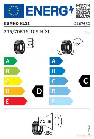 Kumho PorTran KC53 205/75R16 110/108 R wzmocnienie (C)
