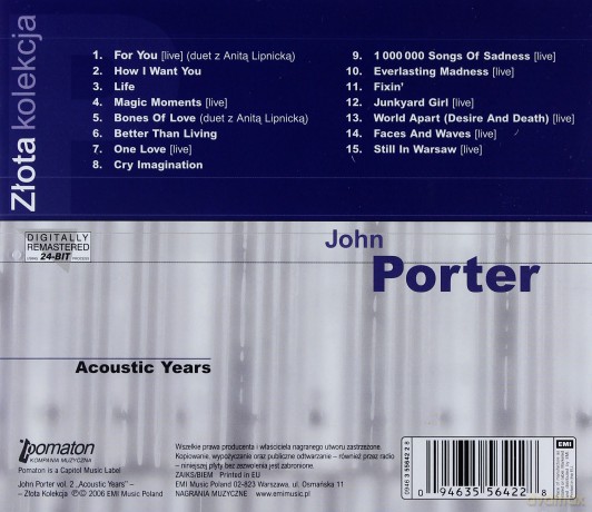 John Porter: Złota Kolekcja Vol. 2 [CD]